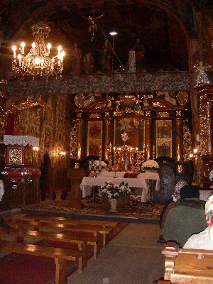 Harklowa, 2010, wnętrze kościoła